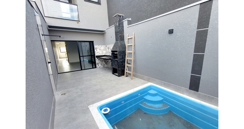 Sobrado novo à venda no Bairro do Jardim Vista Linda na Rua Alto Taquari 32