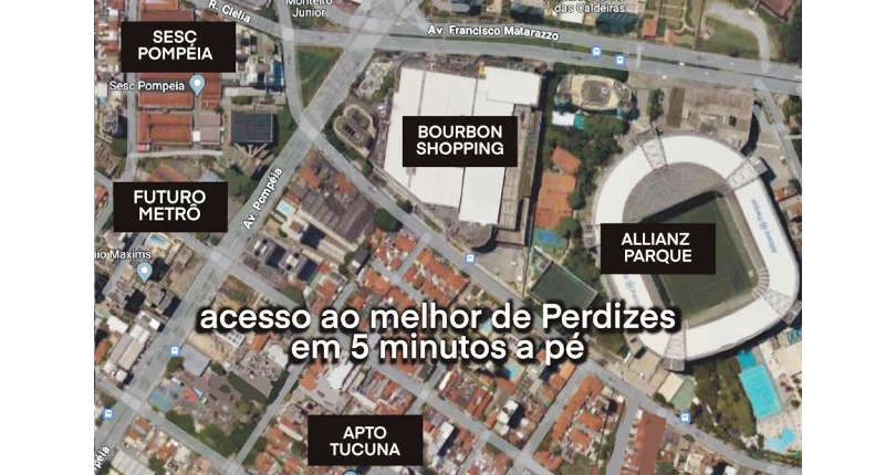 Apartamento à venda no Bairro da Perdizes na Rua Tucuna 132,