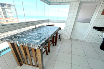 Apartamento à venda na Praia Grande no Bairro Real na Avenida Presidente Castelo Branco 16080, no Condomínio Edifício Água Marinha 