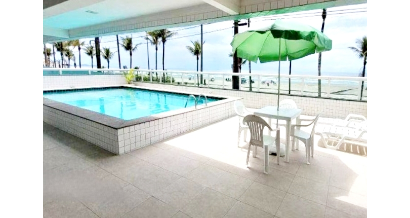 Apartamento à venda na Praia Grande no Bairro Real na Avenida Presidente Castelo Branco 16080, no Condomínio Edifício Água Marinha 