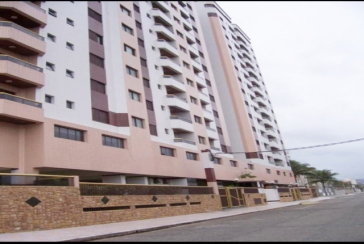 Belo Apartamento à venda na Praia Grande no Bairro Nova Mirim na Rua Primeiro de Maio 34, no Condomínio Joao Maria Orisaka