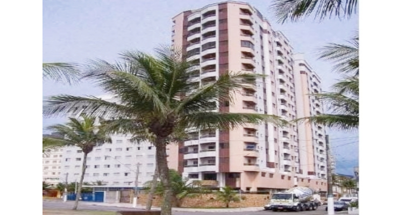 Belo Apartamento à venda na Praia Grande no Bairro Nova Mirim na Rua Primeiro de Maio 34, no Condomínio Joao Maria Orisaka