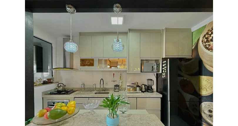 Apartamento à venda na Praia Grande no Bairro do Boqueirão na Rua Jaú 1352