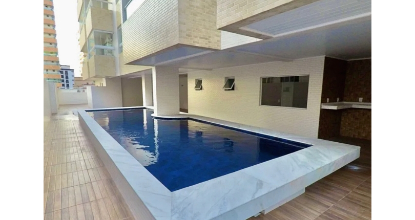 Apartamento à venda na Praia Grande no Bairro do Boqueirão na Rua Jaú 1352