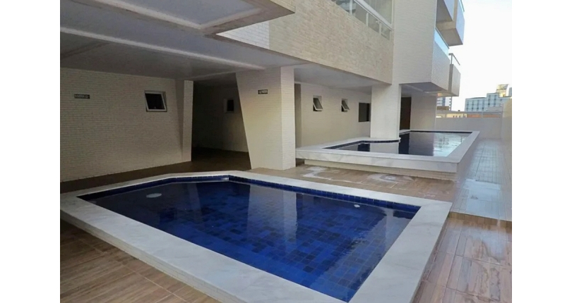 Apartamento à venda na Praia Grande no Bairro do Boqueirão na Rua Jaú 1352