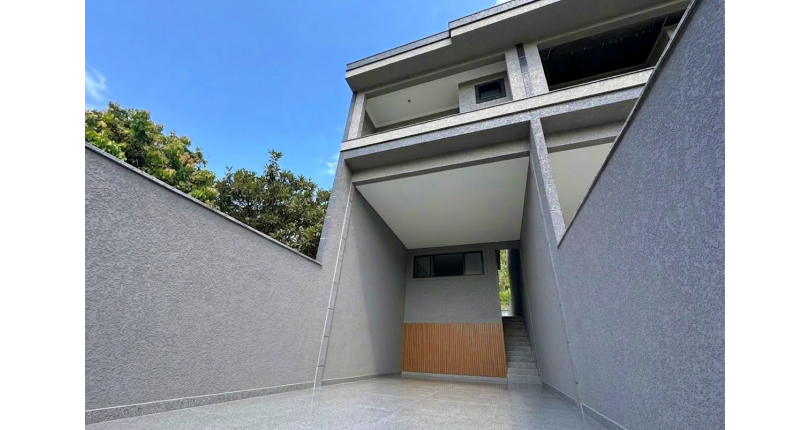 Sobrado novo à venda no Bairro da Chácara Jaraguá na Rua Rio Grande da Serra